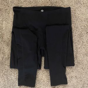 GAIAM Black Leggings